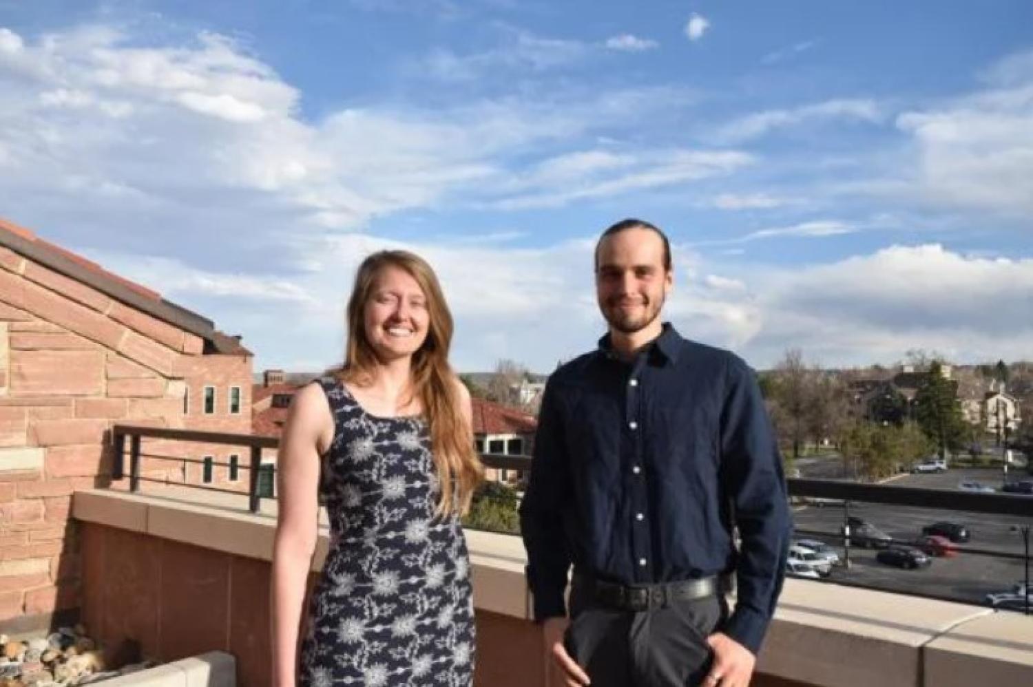 Lauren Uram and Mason Liddell