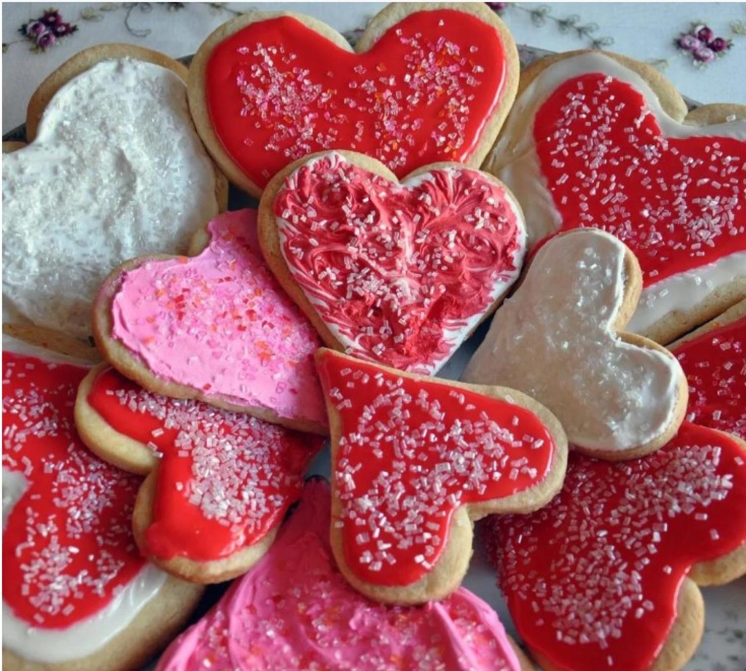 heart shaped cookies