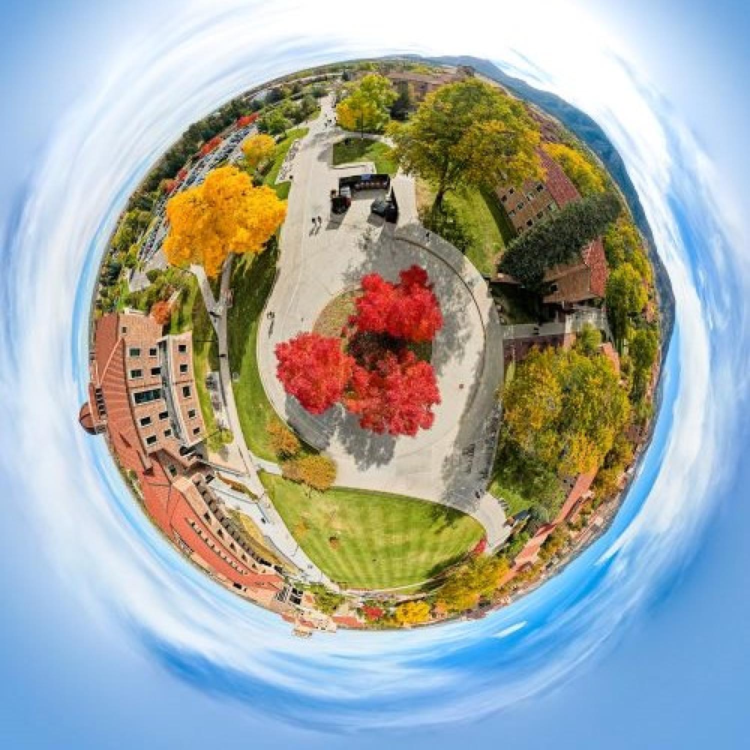 Main Campus tiny planet