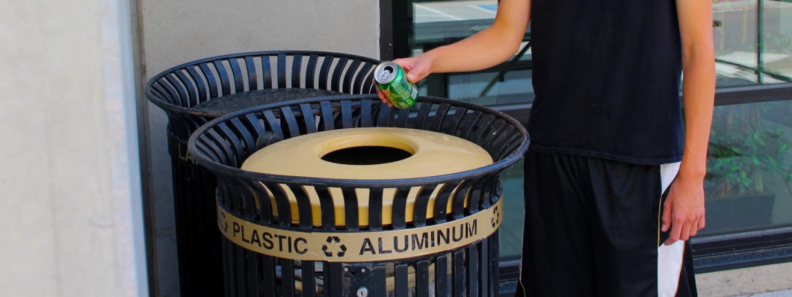 CU Student recycling