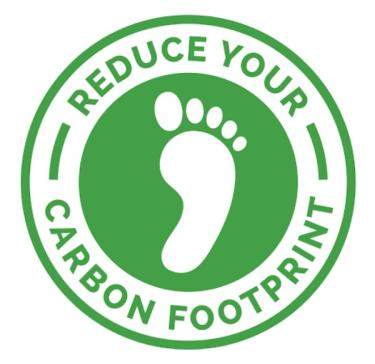 reduce your carbon footprint logo