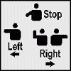 Use hand signals diagram