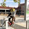 Chip on a bcycle bike