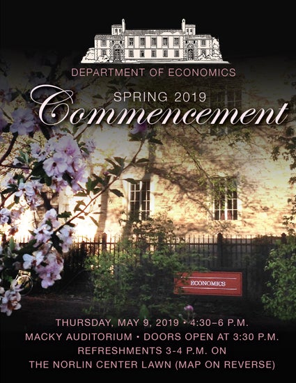 Economics Commencement Ceremony Invitation