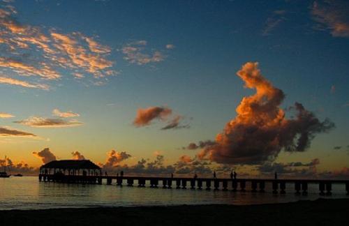 Sunset at the pier