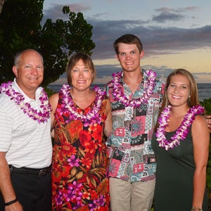 Ben Erwin with his family