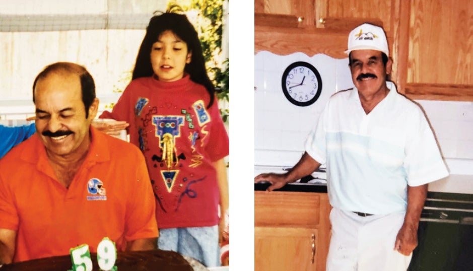 Michelle and her grandfather