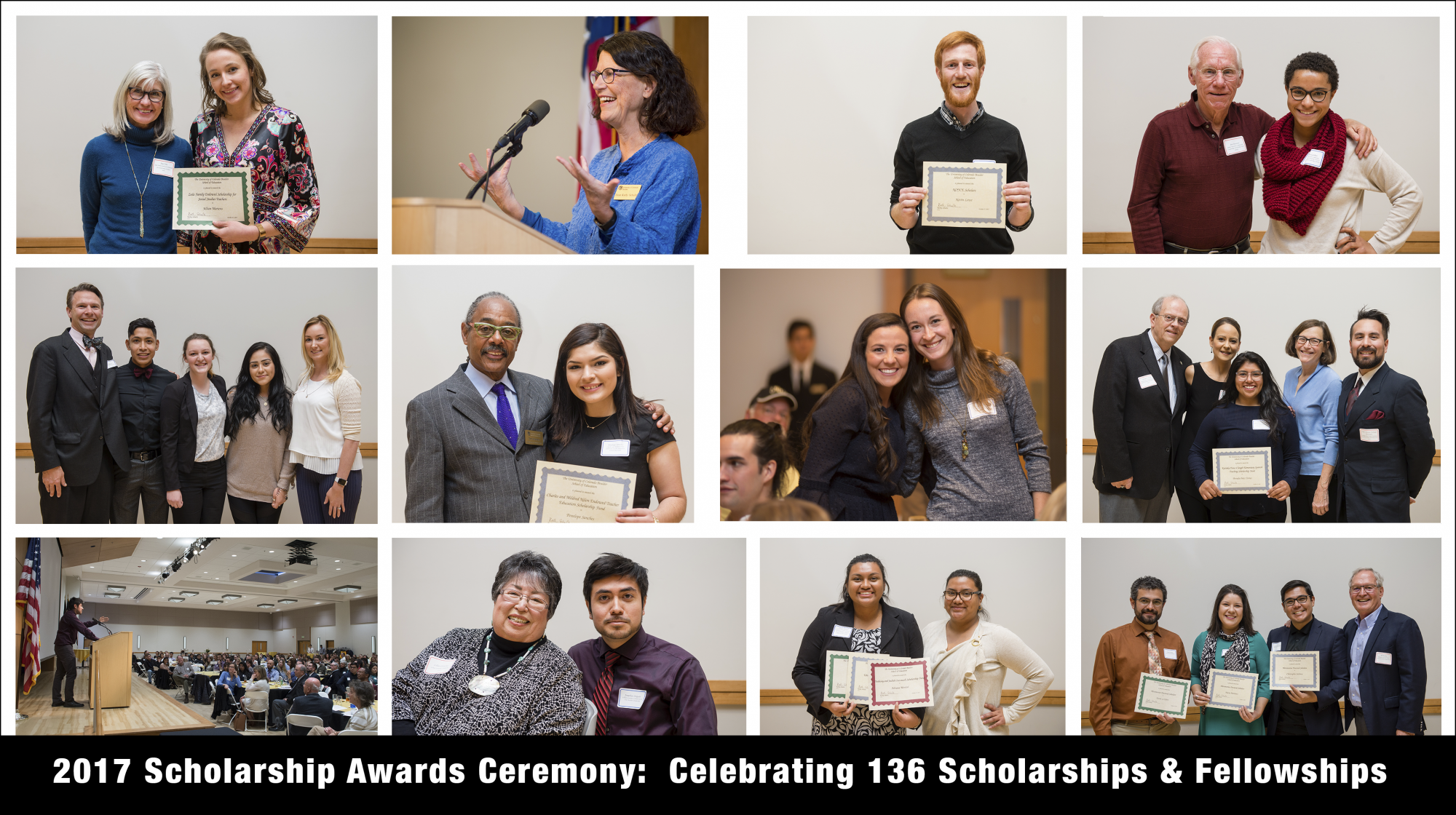 Scholarship Ceremony celebrates students, supporters, our passion for  education | School of Education | University of Colorado Boulder
