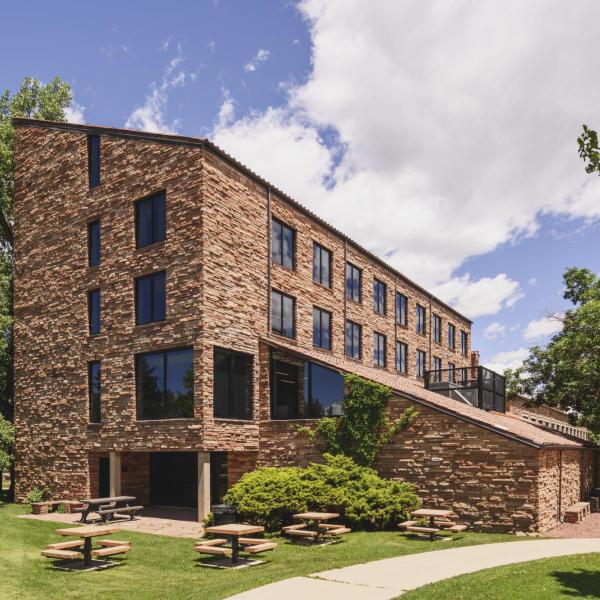 The renovated Fleming building on CU Boulder campus