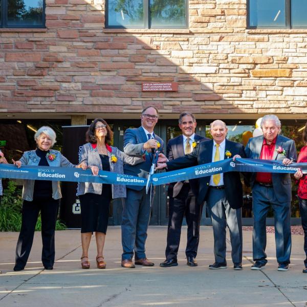 Ribbon-cutting party