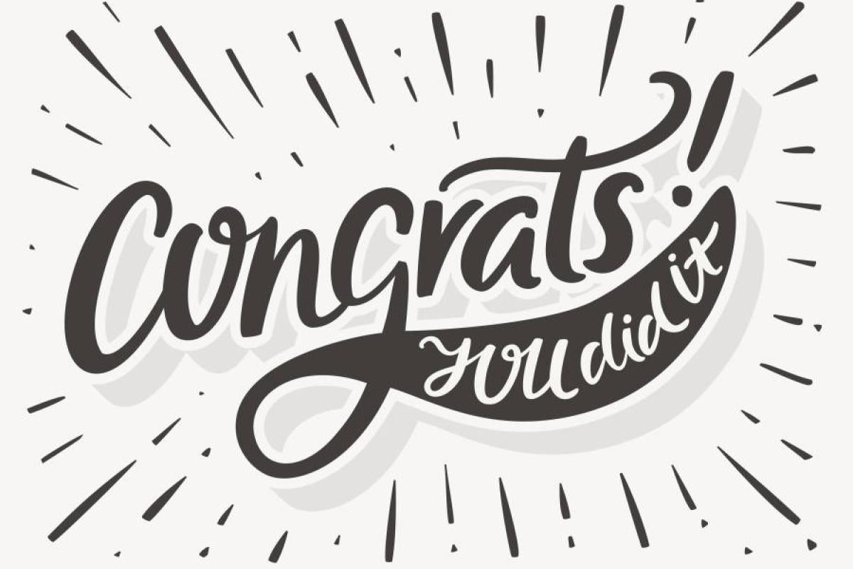Congrats!