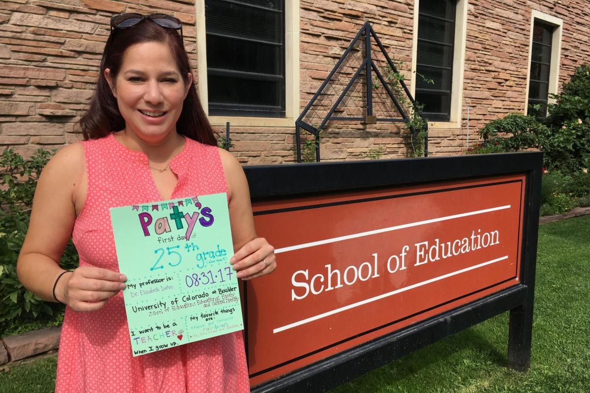 Paty at the School of Education