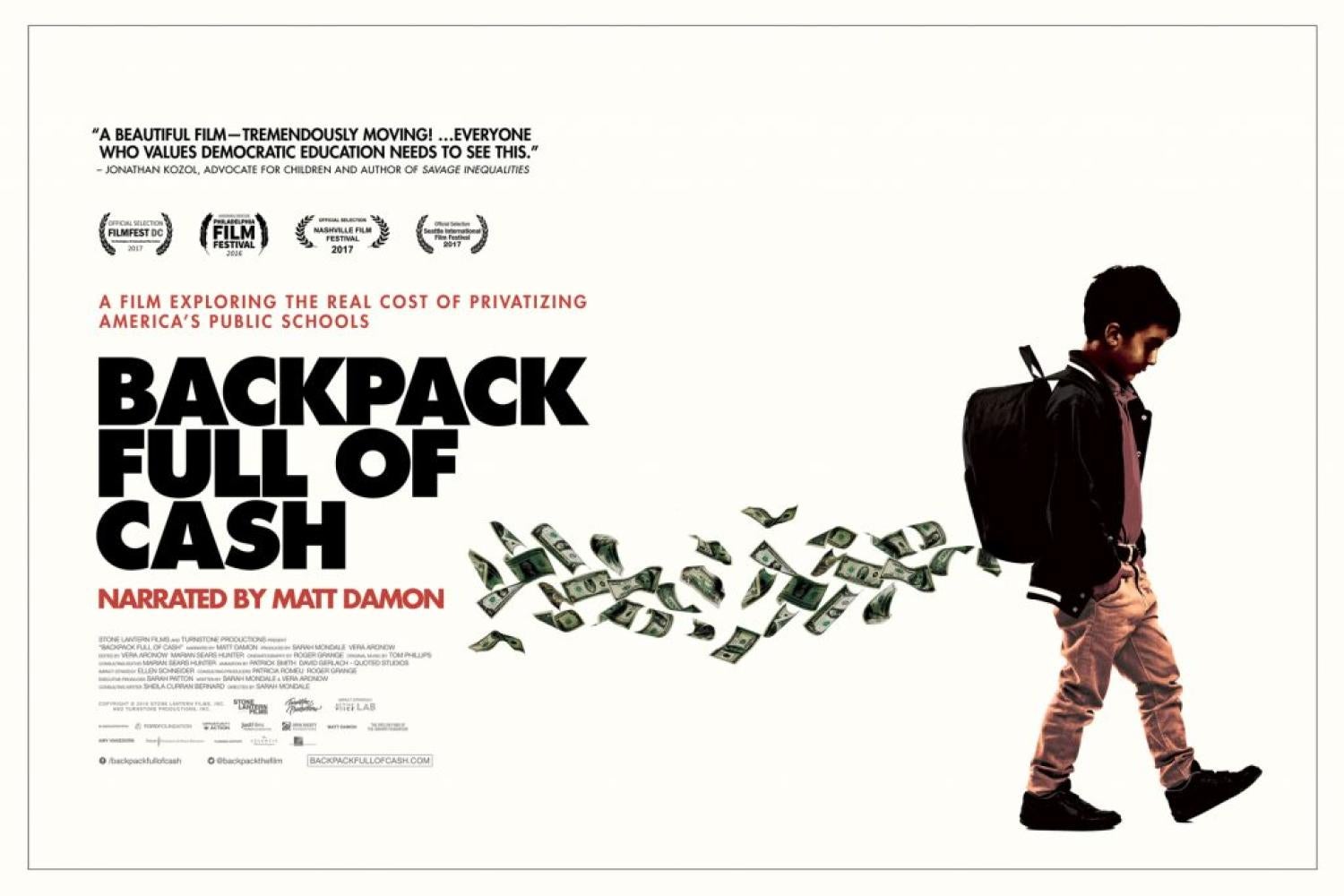 Backpack Full of Cash poster