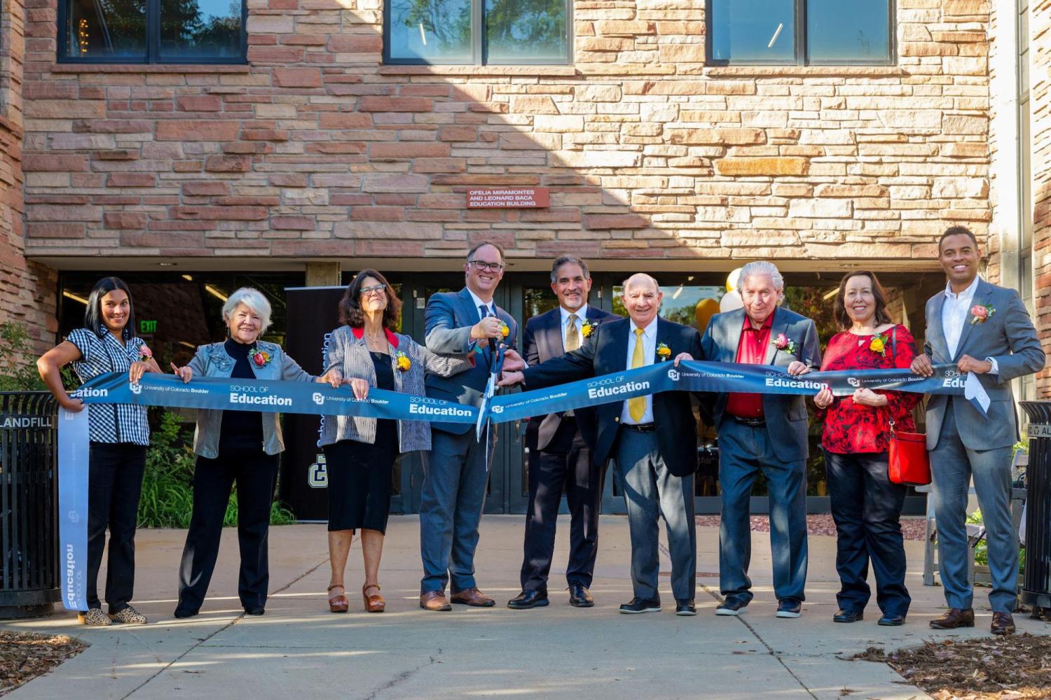 CU Boulder School of Education Ribbon-cutting