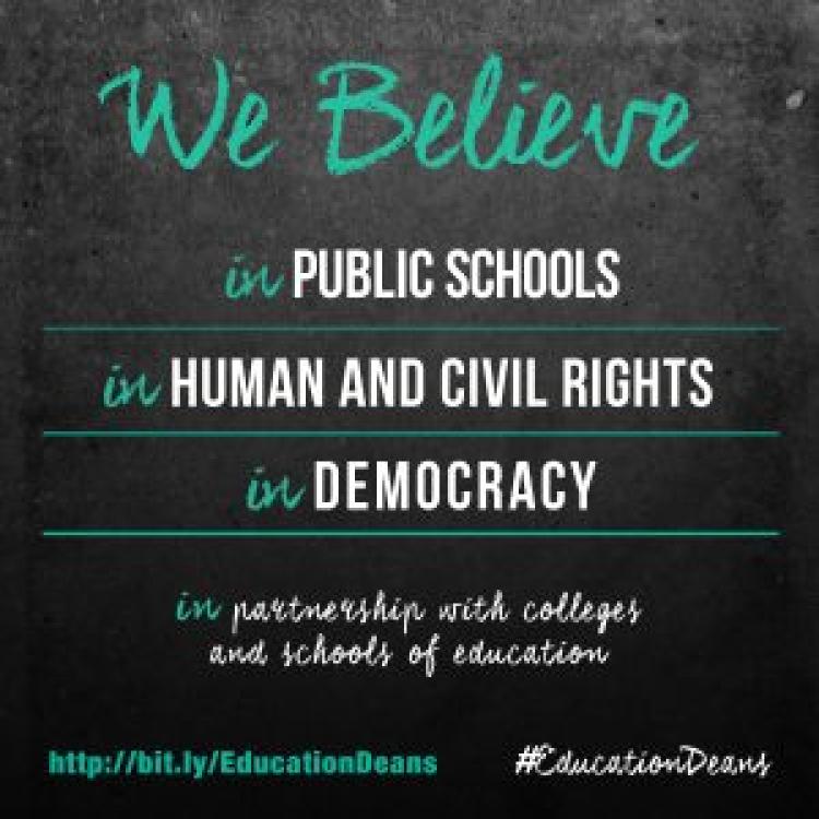 Education Deans for Justice and Equity declaration