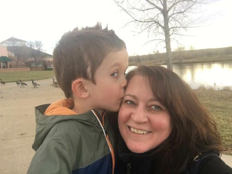 Alita Smith with her son, Jude