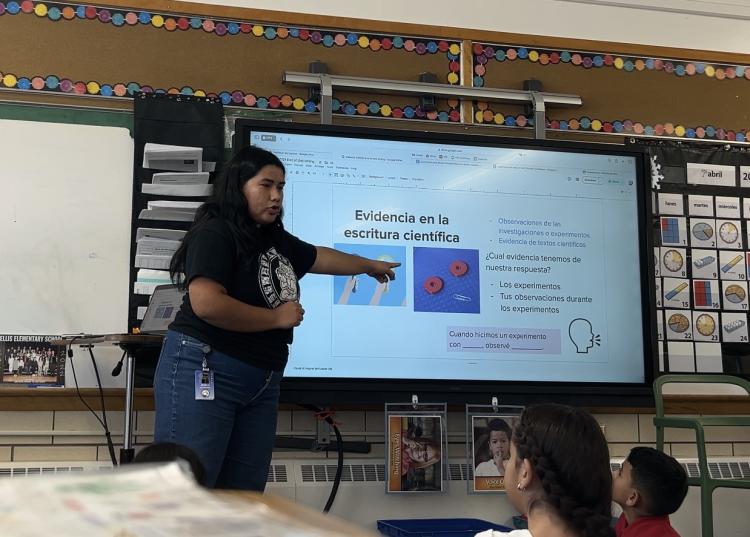 Jessica Valadez Frair teaching