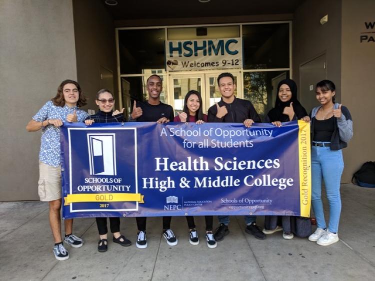 Health Sciences High & Middle College charter school in San Diego, Calif.
