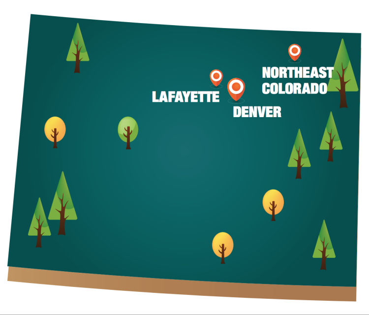 Map of Colorado