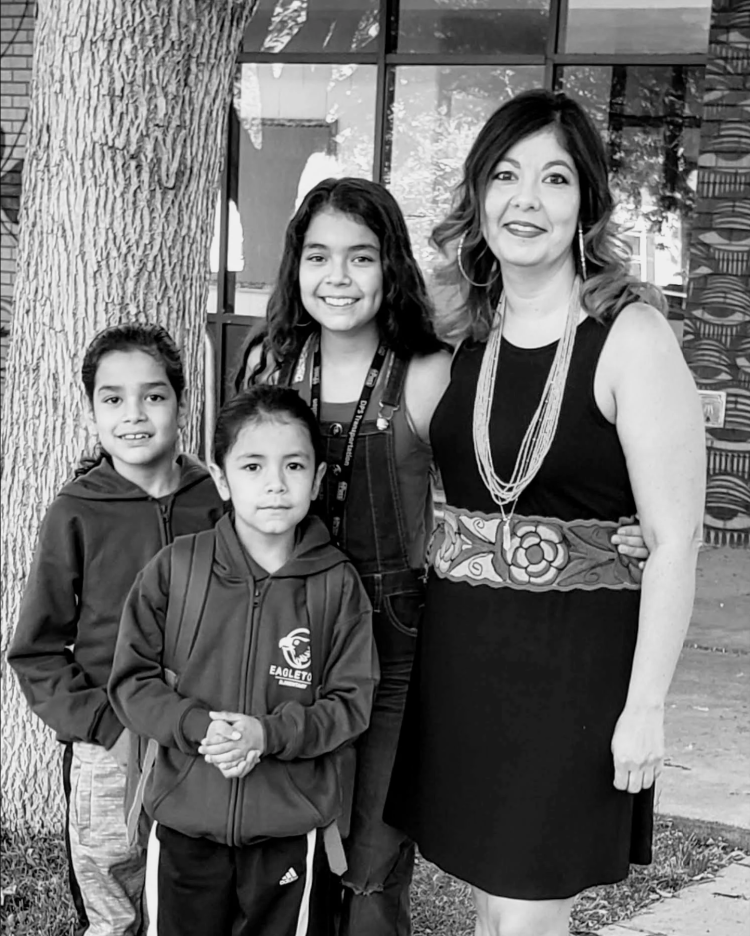 Michelle Lopez and family