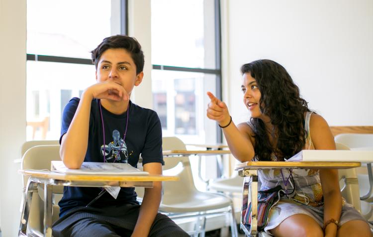 Ann Contreras in Classroom