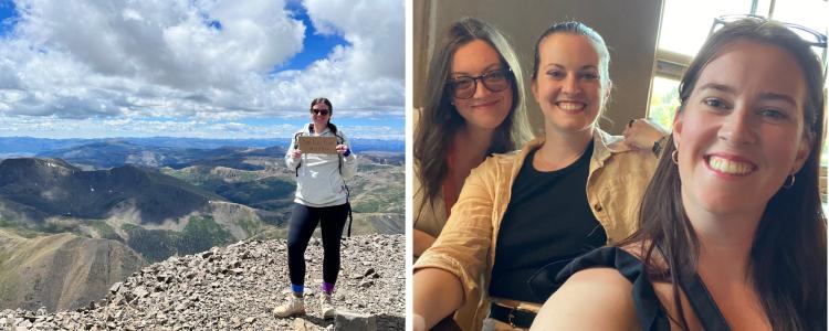 Photograph Collage of Elizabeth Tetu with Family & Friends