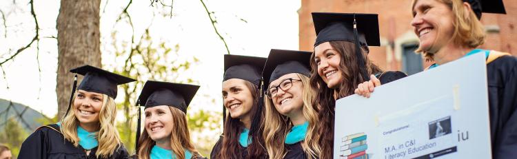 School of Education students at graduation