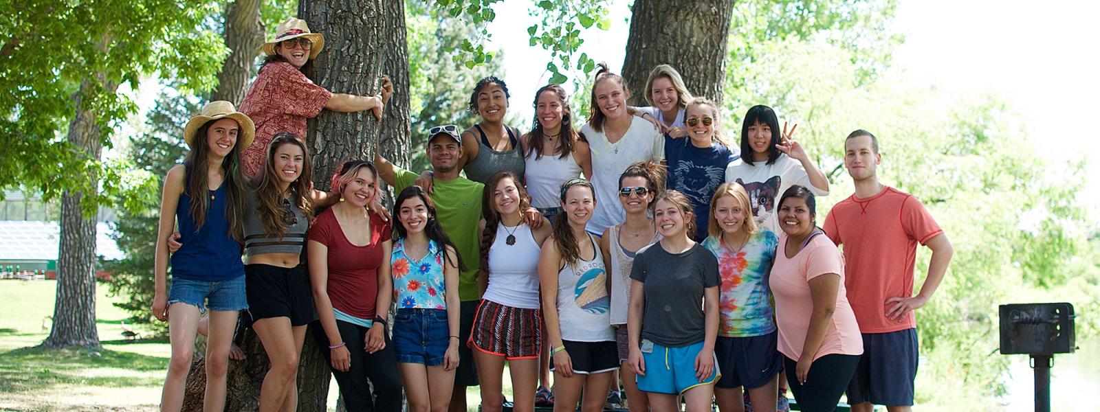Group of students outside