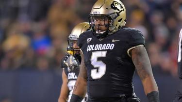 Former CU Boulder tight end George Frazier 