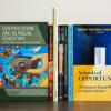 Bookshelf of books