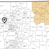 NE Colorado map
