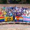 LBGTQ CU Boulder flag