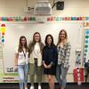 Rachel in a classroom