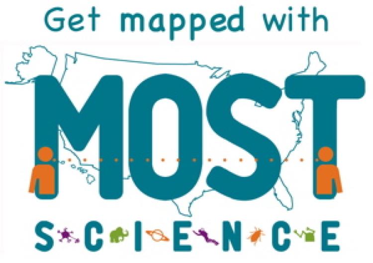 Logo that reads Ge mapped with MOST science showing a map of the United States.