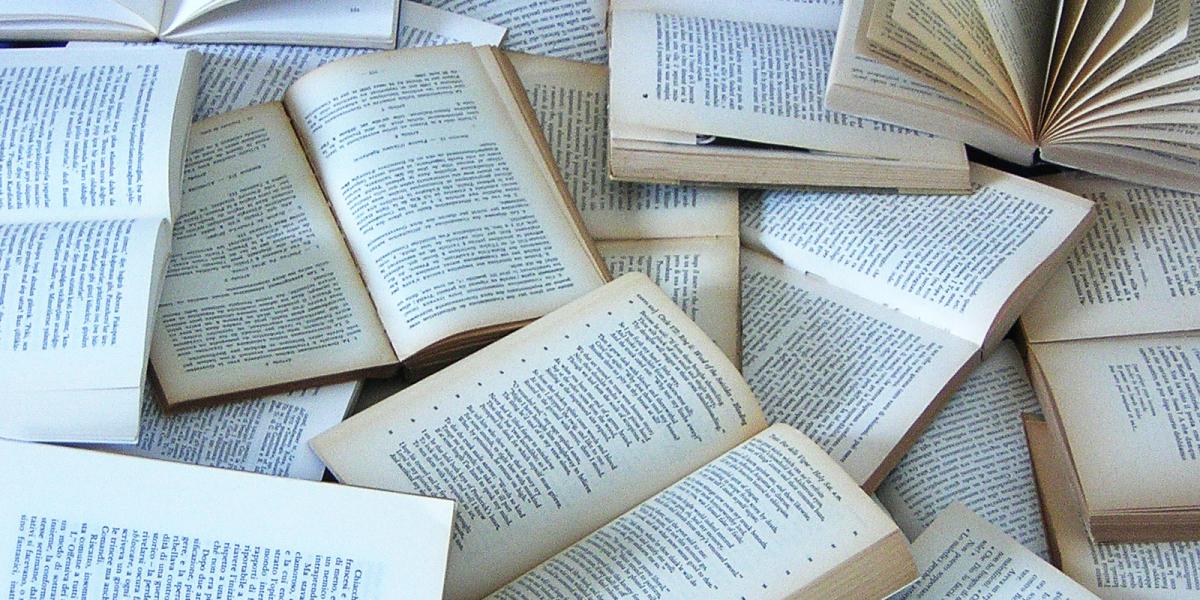 A pile of books