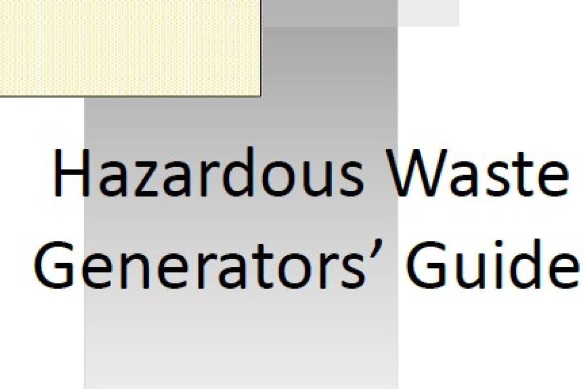 haz waste gen guide