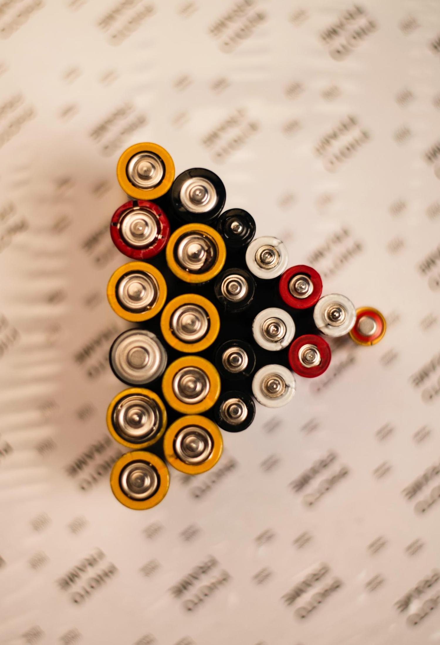 Assorted batteries