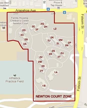 Newton Court map