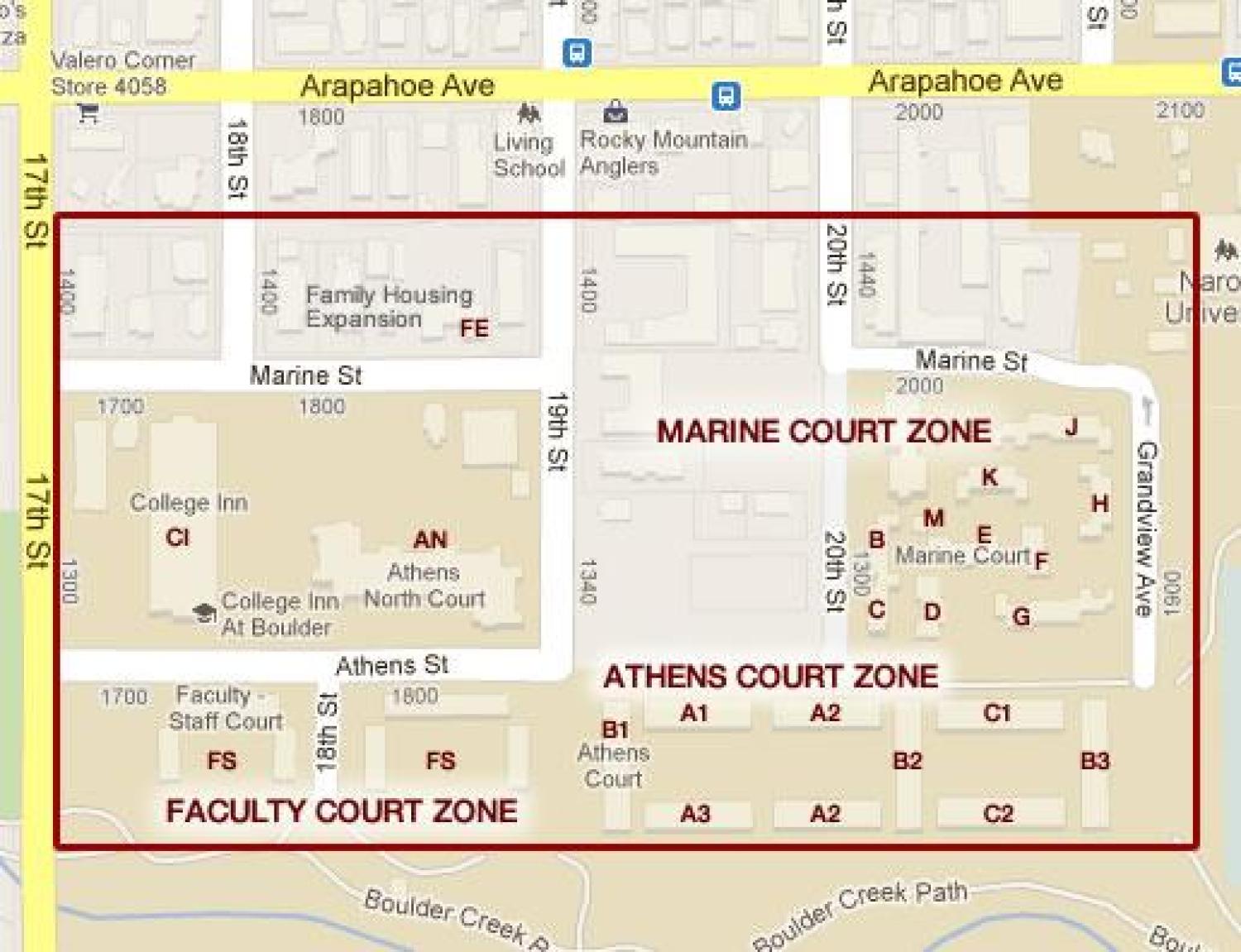 Marine Court Map