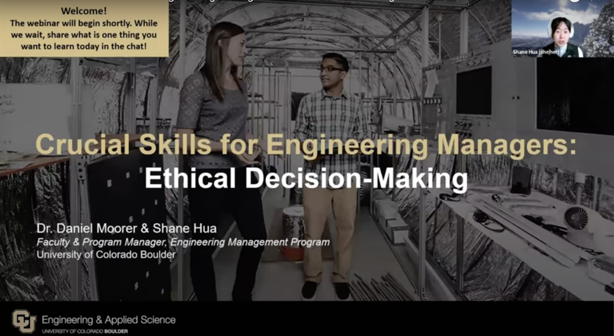 Past Webinar: Crucial Skills for Engineering Managers Ethical Decision ...