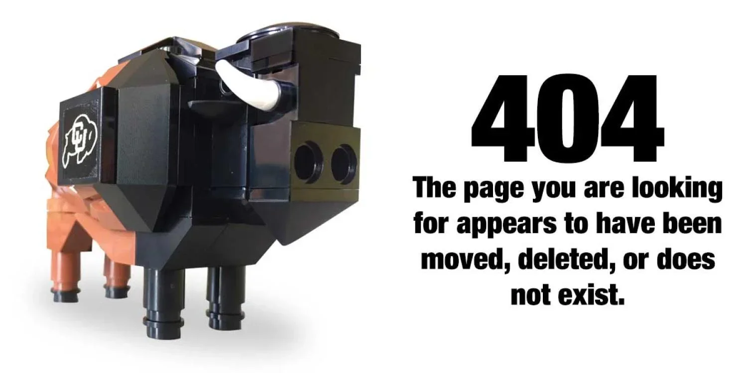 404 not found image of a Lego buffalo