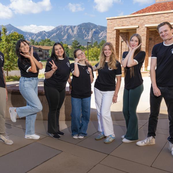 Peer Academic Coaches Silly Poses