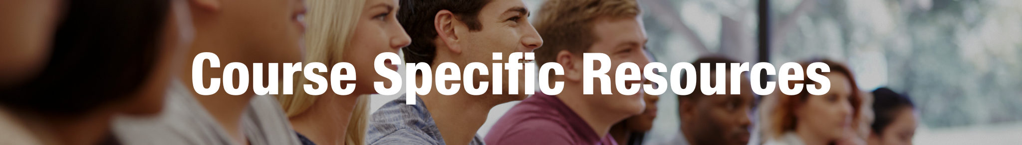 Course Specific Resources