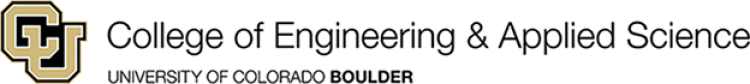 College of Engineering and Applied Science University of Colorado Boulder logo