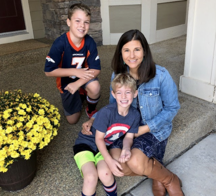 Vanessa Dunn and sons