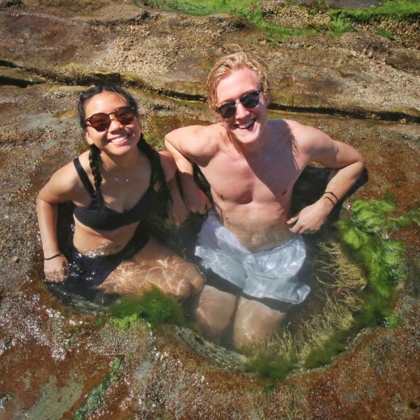 Anna Pyle & Spencer Miller in Royal National Park, Australia