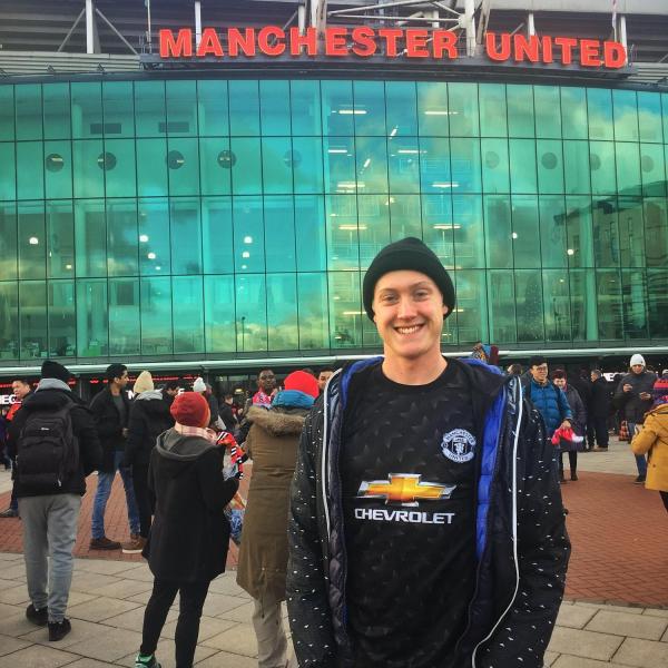 Spencer Miller at Old Trafford, UK