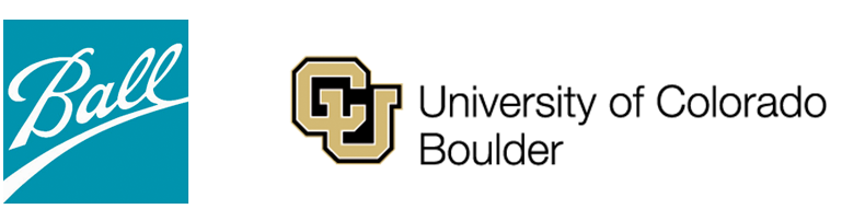 Ball and CU Boulder logos