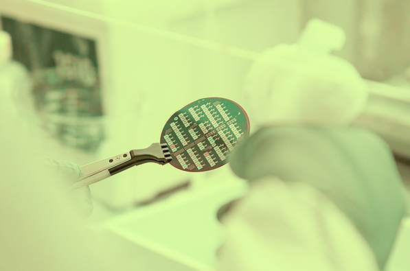 Researcher working in the COSINC lab