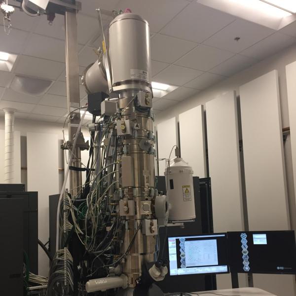 The microscope set up for research